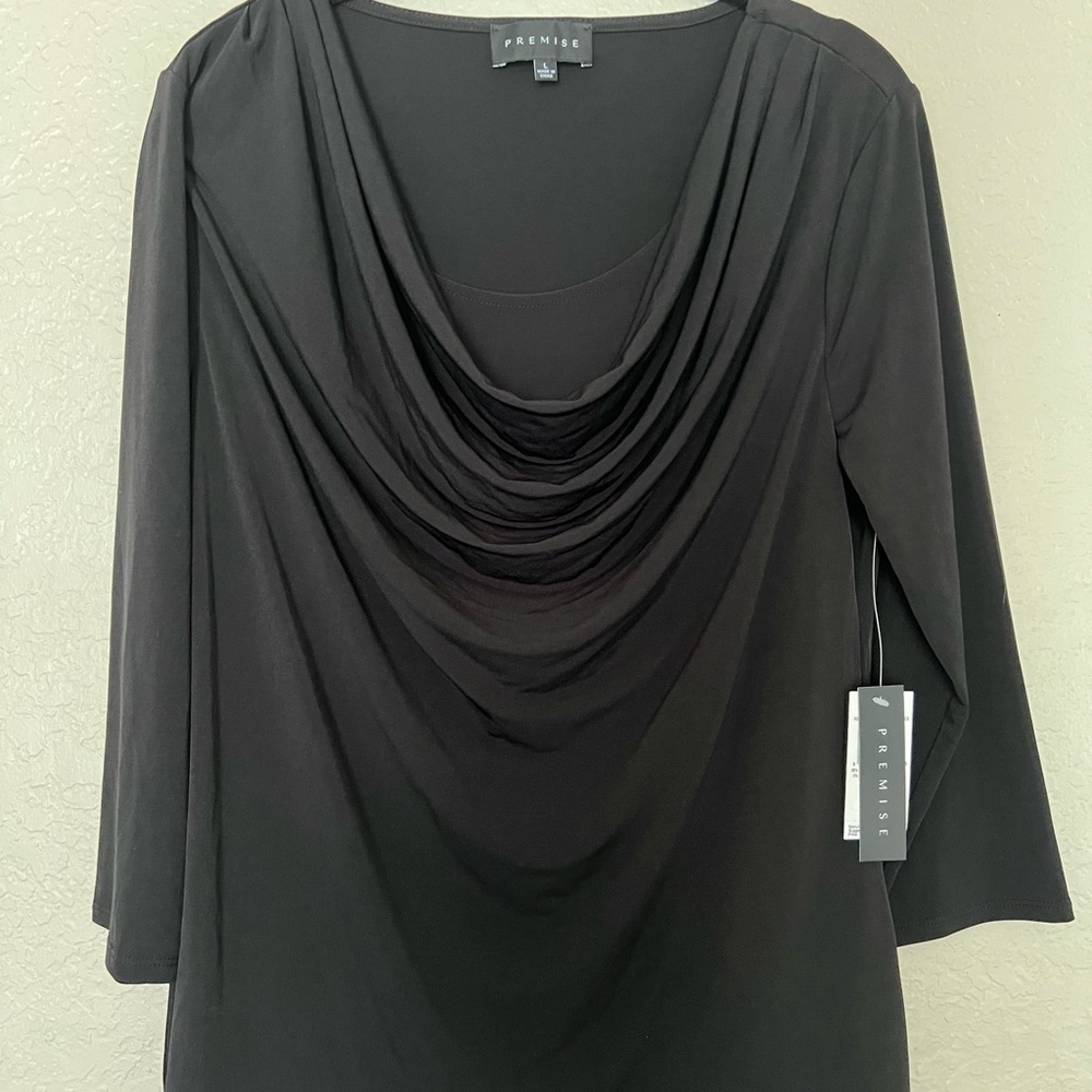 Premise - Cowl Neck Blouse